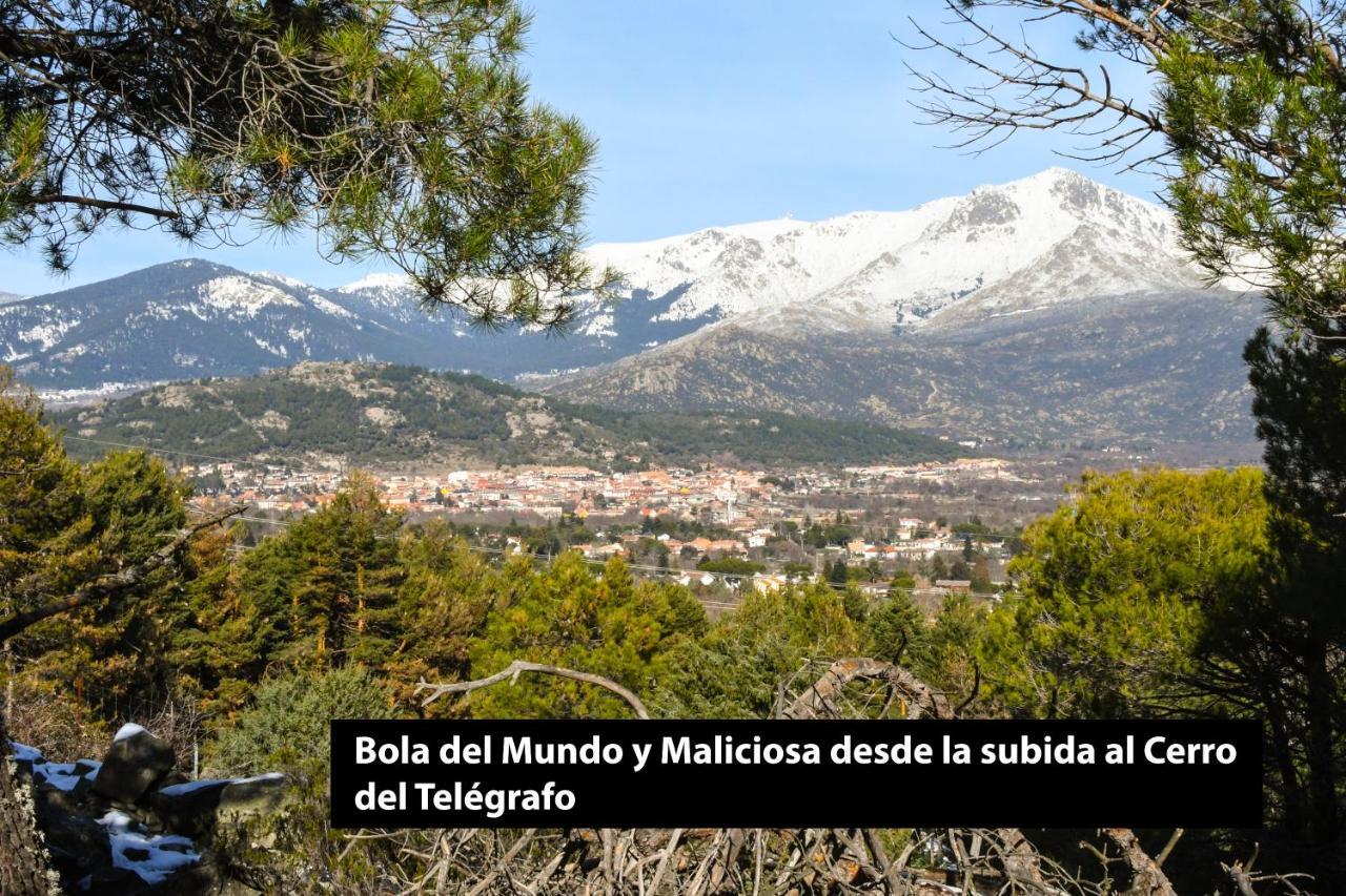 Casa Rural El Trepador Azul Futbolin Barbacoa 8 Personas Becerril de la Sierra Exterior photo
